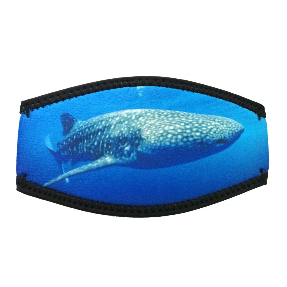 Neoprene Soft Scuba Diving Mask Strap Cover Swimming Surfing Dive Snorkeling Hair Strap Cover Wrapper Replacement Oasis Select whale