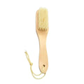 Soft Wool Wooden Handle Shoe Washing Brush Comfortable Handle Cleaning Brush Hanging Hole Bathtub Brush Hat Brush Soft Brush Oasis Select Blue