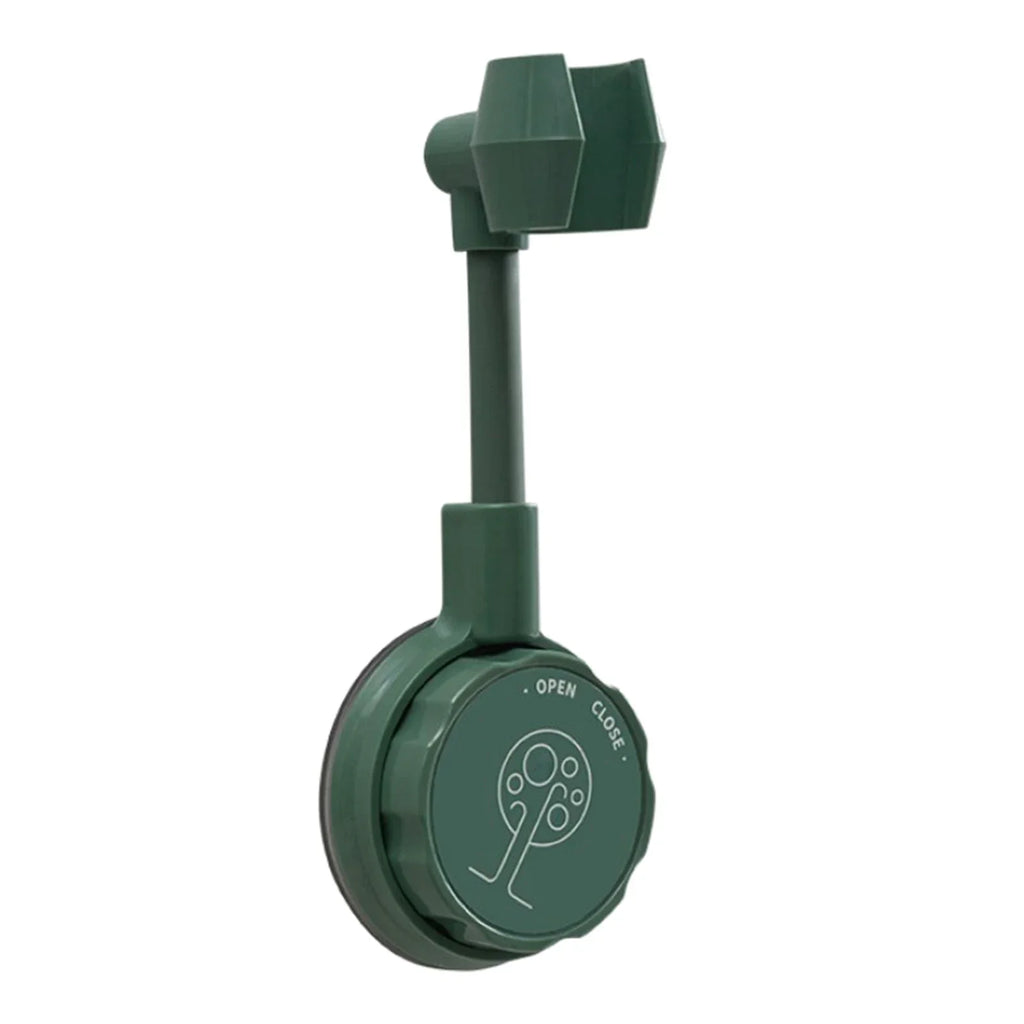 Adhesive Shower Head Mount Cartoon Design Shower Holder For Shower Head 360 Degree Adjustable Handheld Shower Head Holder Shower Oasis Select green