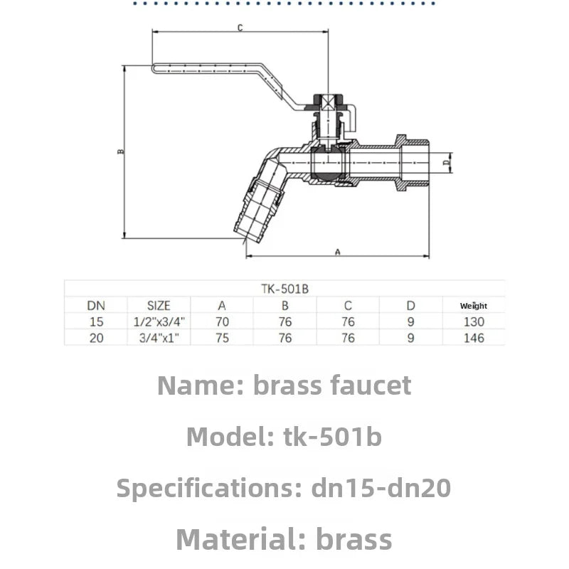 Blue Industrial and Home Irrigation Zinc Alloy Garden Bibcocks with Dual Nipple and Outdoor Balcony Faucet Bathroom Faucet Oasis Select