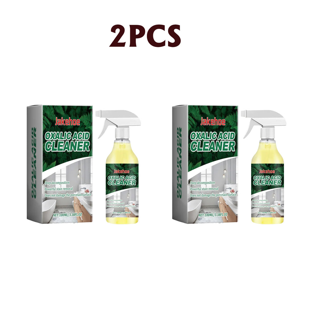 Jakehoe Oxalic Acid Cleaner Toilet Cleaning Stain And Urine Stain Removal Cleaning Agent Remove Urine Stains And Yellow Dirt Oasis Select 2pcs