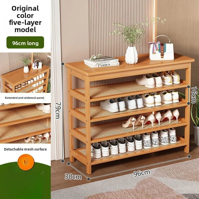 Multi-functional Household Shoe Cabinet Rack Dustproof Change Stool