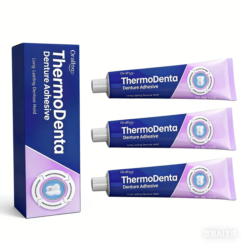 Zinc-Free Denture Fixation Adhesive – Up to 4-Day Secure Hold Denture Adhesive Oasis Select 3pcs