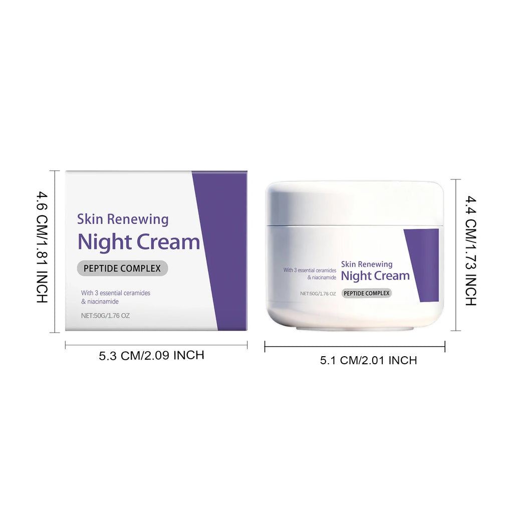 OceAura Night Repair Face Cream – Ceramide & Niacinamide Night Face Cream Oasis Select 50g Boxed