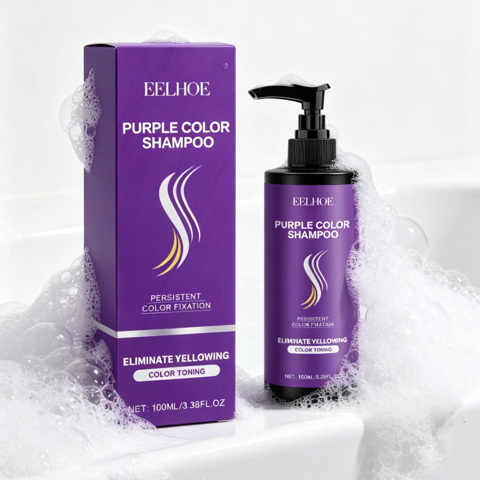 EELHOE Purple Toning Shampoo – Color Care & Moisture 100ml Purple Toning Shampoo Oasis Select
