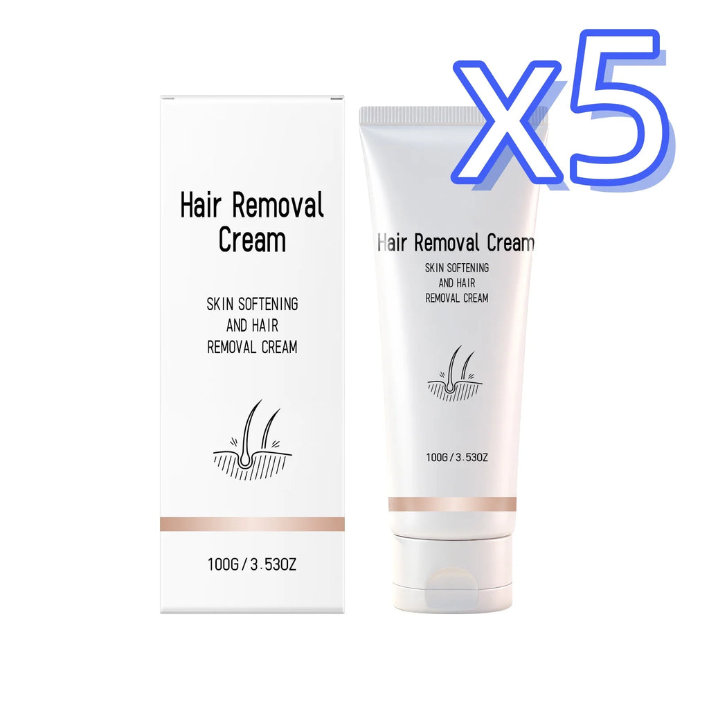 Instant Hair Removal Cream Gentle Painless Remove Hair Smooth Nourish Skin Easy Apply No Redness Personal Care Hair Remove Cream Oasis Select 100g Boxed x 5PCS