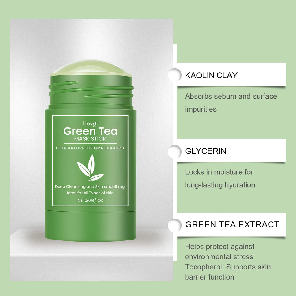 HOYGI Green Tea Cleansing Mask – Blackhead & Pore Purifier