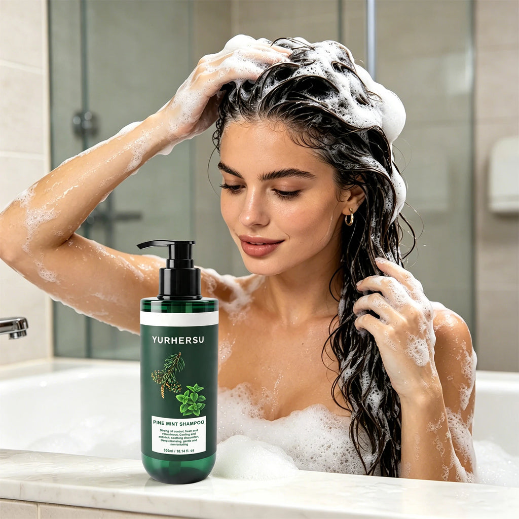 Pine & Peppermint Shampoo – Anti-Dandruff & Oil Control 300ml Anti-Dandruff Shampoo Oasis Select