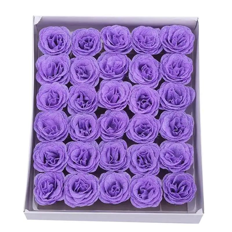 Fairy Simulation Crystal Rose DIY Fake Flower Heads Valentine's Day
