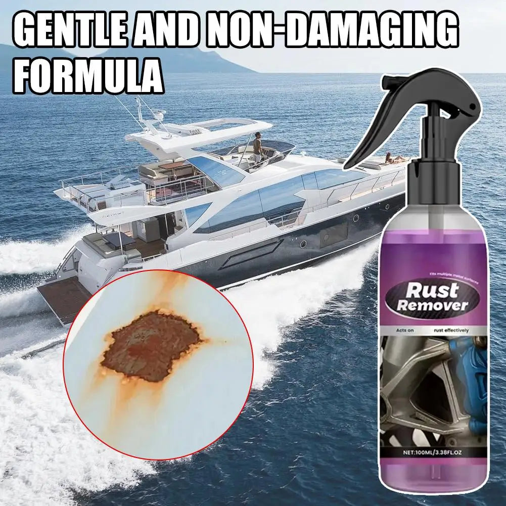 1/3/5Pcs Car Rust Remover Spray Safe Auto Paint Metal Surface Treatment for Chassis, Wheels, Tools Prevents Corrosion Degreaser Oasis Select