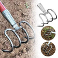 Heavy-Duty Manganese Steel 4-Tine Garden Fork Head | Cultivator