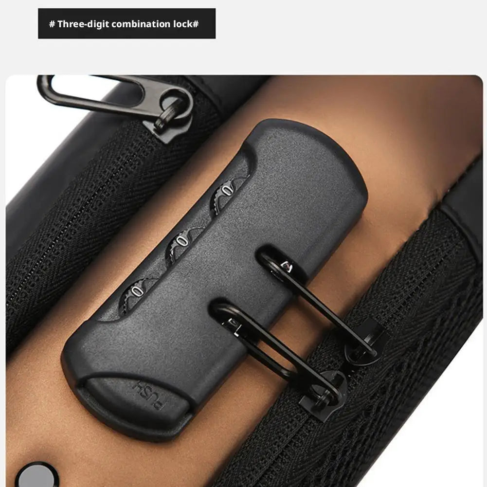 2025New Multifunction Anti-theft USB Shoulder Crossbody Bag Travel Sling Pack Messenger Pack Chest Bag Male Luxury Brand Men Oasis Select