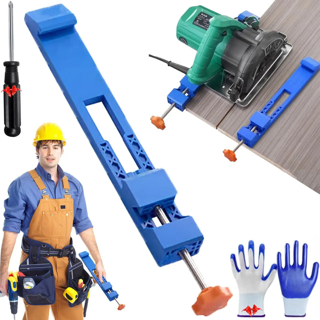JUSTINLAU 1PC Circular Saw Milling Fixture Adjustable Cutting Machine Base Guide Rail Suitable for 4inch Dust Cutting Machine Oasis Select
