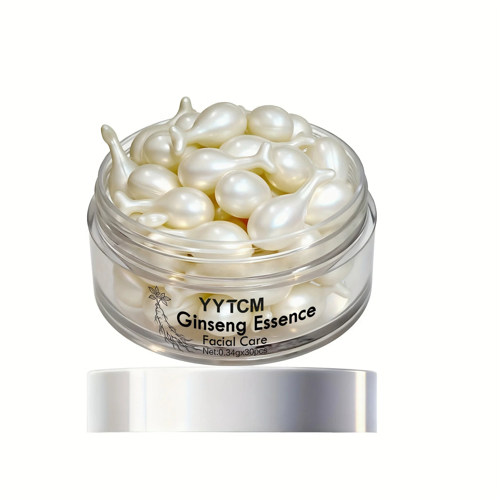 Ginseng Essence Capsules – Squalane, Niacinamide & Retinol Face Serum Capsules Oasis Select 1 Bottle