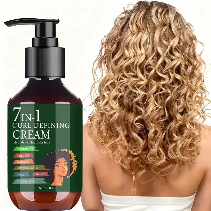 7-in-1 Curl Defining Cream – Rosemary & Castor Oil Frizz Control Curl Defining Cream Oasis Select Default Title