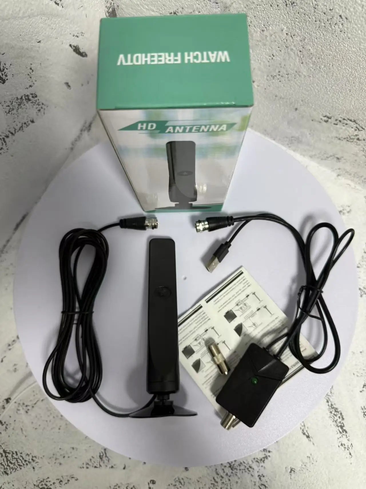 Indoor Terrestrial Digital TV Antenna HDTV-T 2026 Cross-Border Supply Vertical Antenna for Europe And America Oasis Select