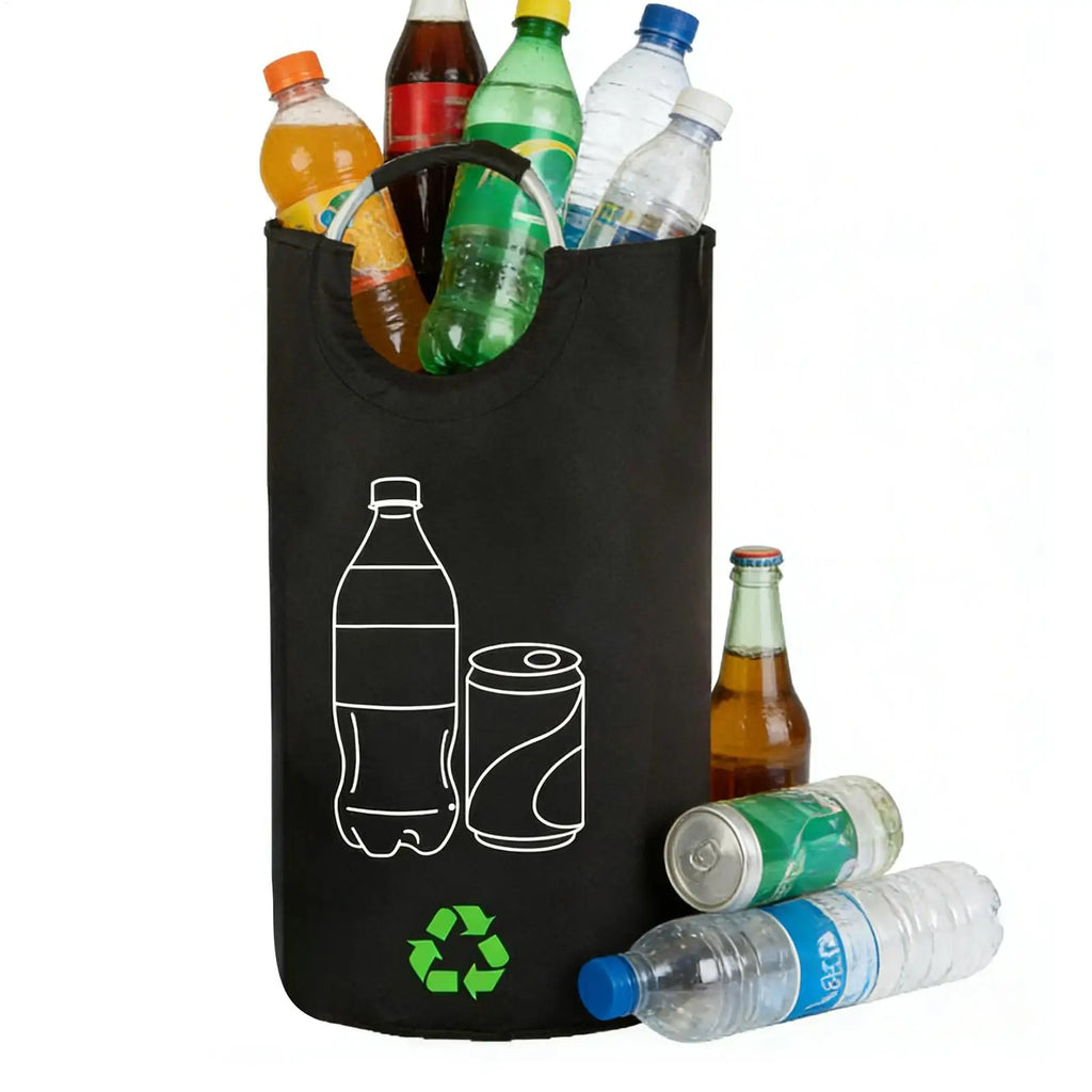 Recycle Bags 82L Storage Bin Deposit Bottle Storage Folding Recycling Bag with Double Handles for Bedroom Dorm College Home Oasis Select
