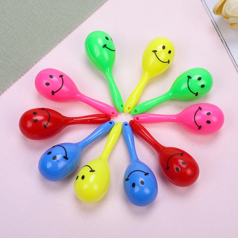3pcs Bird Toys Parrot Rattle Bell Sand Hammer Maracas Bird Bite Wisdom Interactive Training Toy Pet Bird Toys Color Random Oasis Select