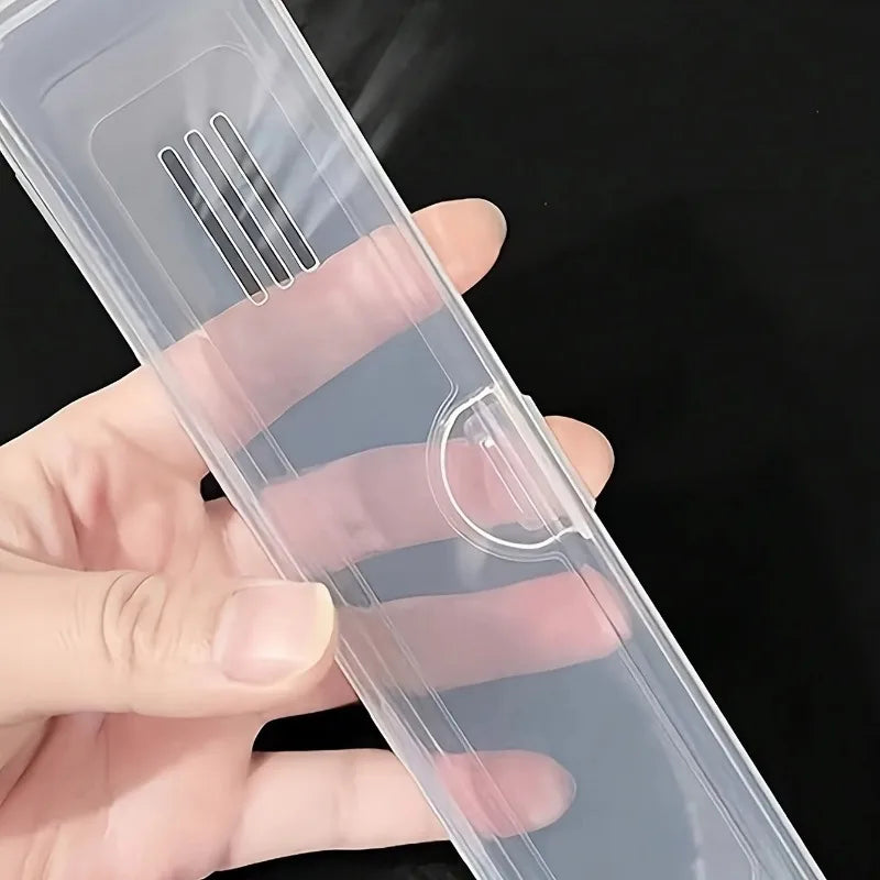 Toothbrush Box Transparent Organizer Case Travel Portable Toothbrush Holder Plastic Toothpaste Box Storage Container Oasis Select