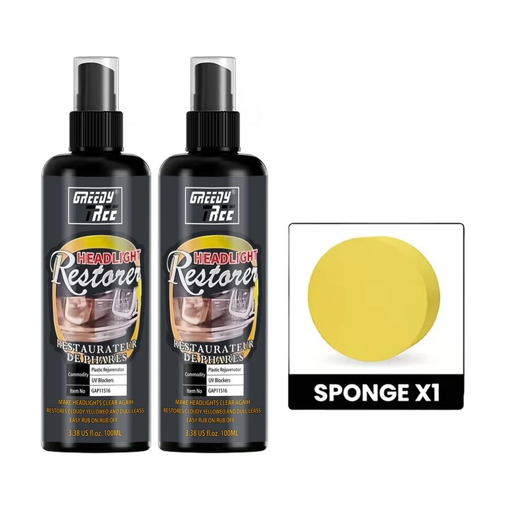 Car Headlight Restoration Kit – Clear Cloudy & Yellowed Lenses