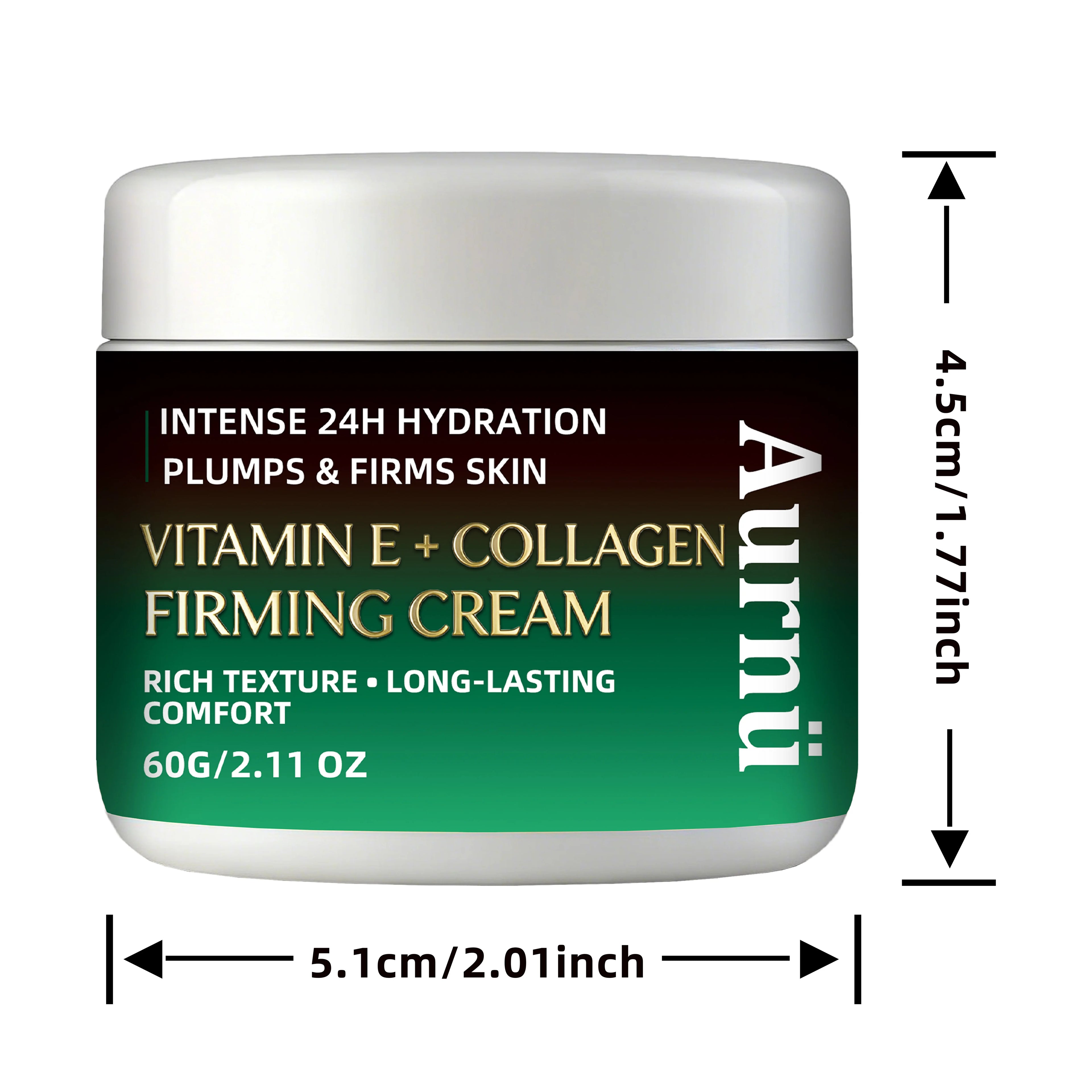 Aurnü Vitamin E Collagen Firming & Hydrating Face Cream Firming Face Cream Oasis Select 60g