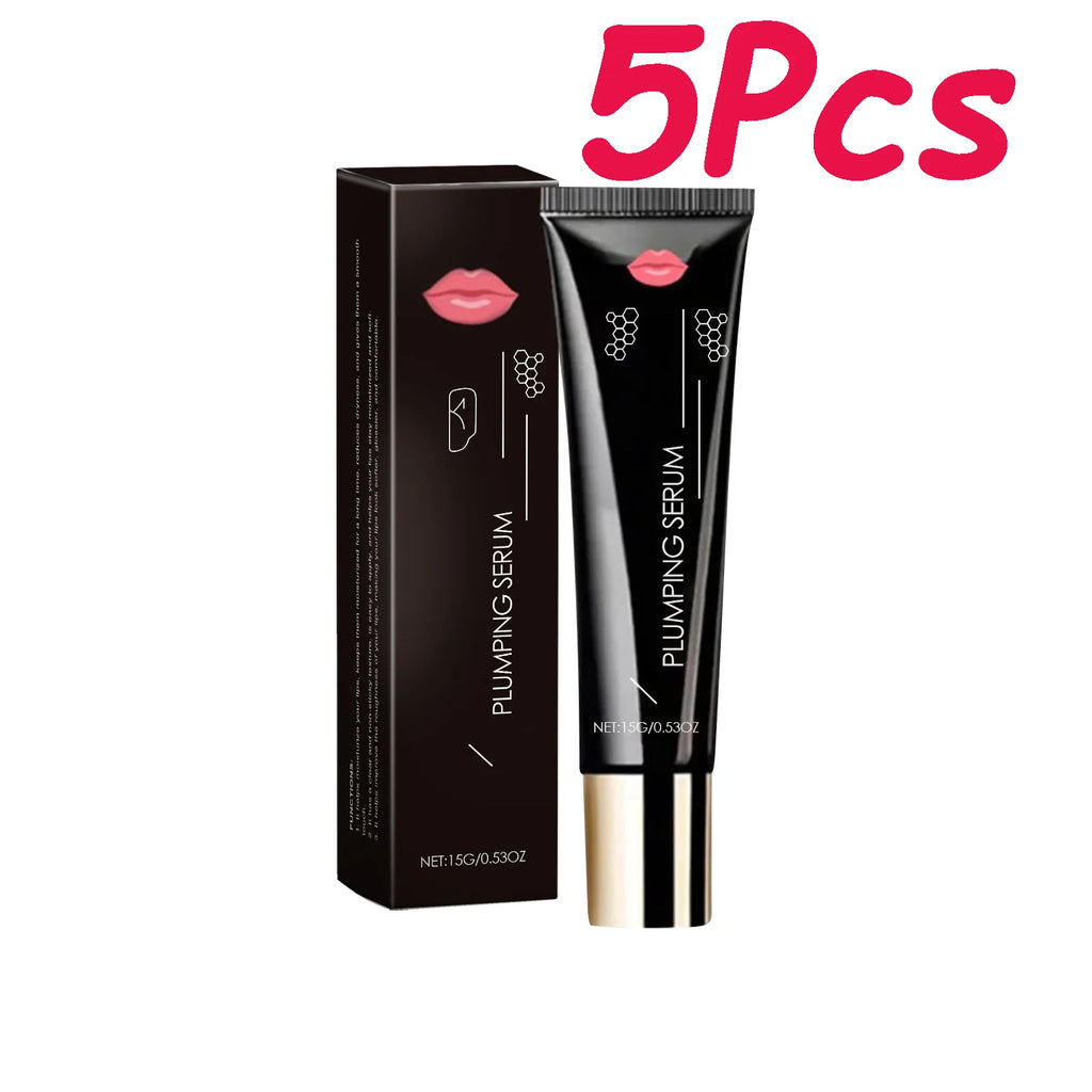 Hoygi Plumping Lip Serum – Volumising Gloss & Deep Moisture Lip Plumping Serum Oasis Select 5 x 15g Boxed