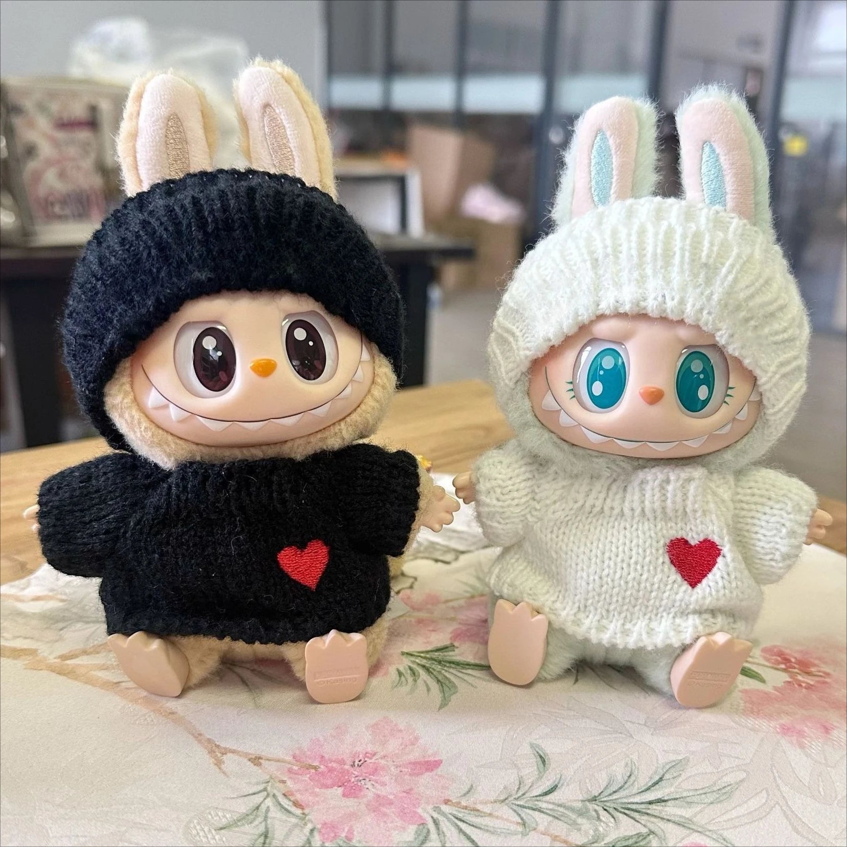 For 17cm Labubu Plush Clothing Doll Exquisite Skirt- Adorable Retro Skirt Set for DIY Clothes Accessories Gift Oasis Select