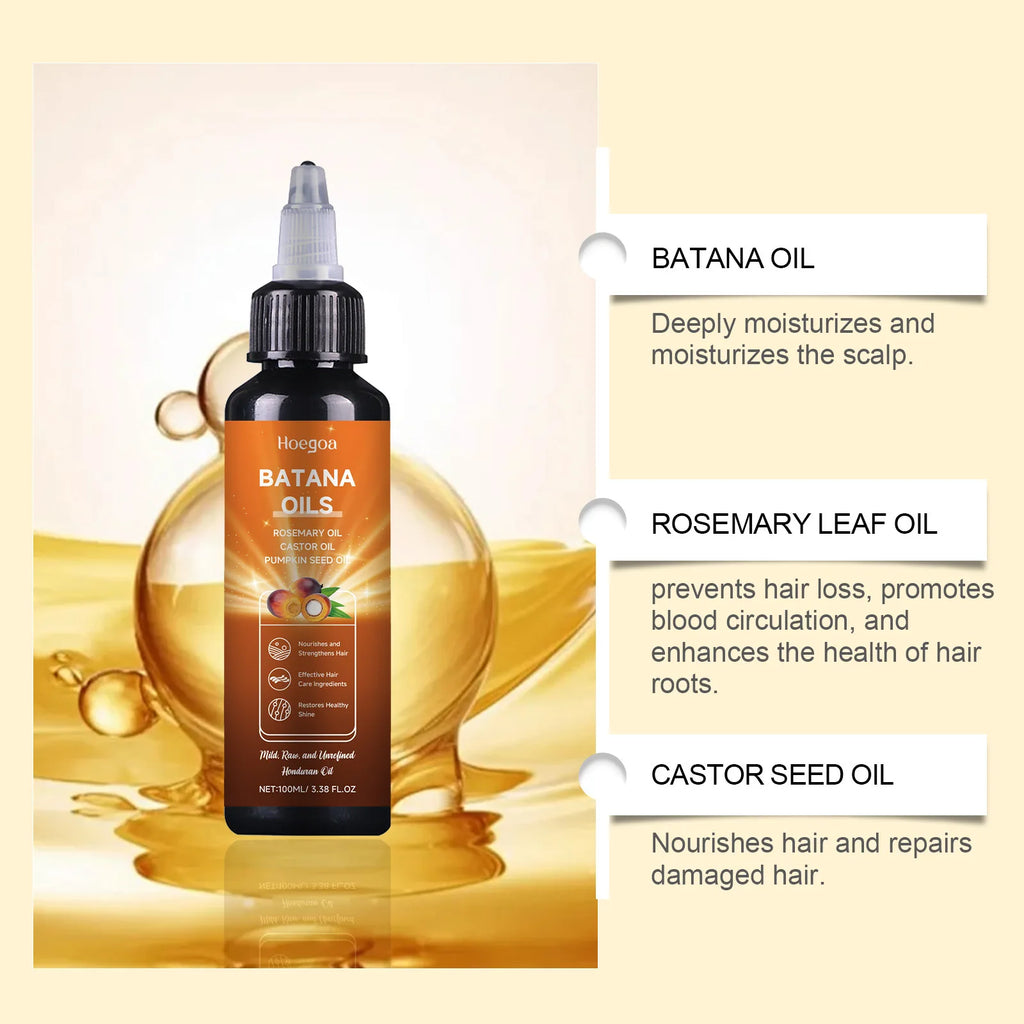 Batana Hair Oil Rosemary Growth Nourishes Follicle Strengthens Roots
