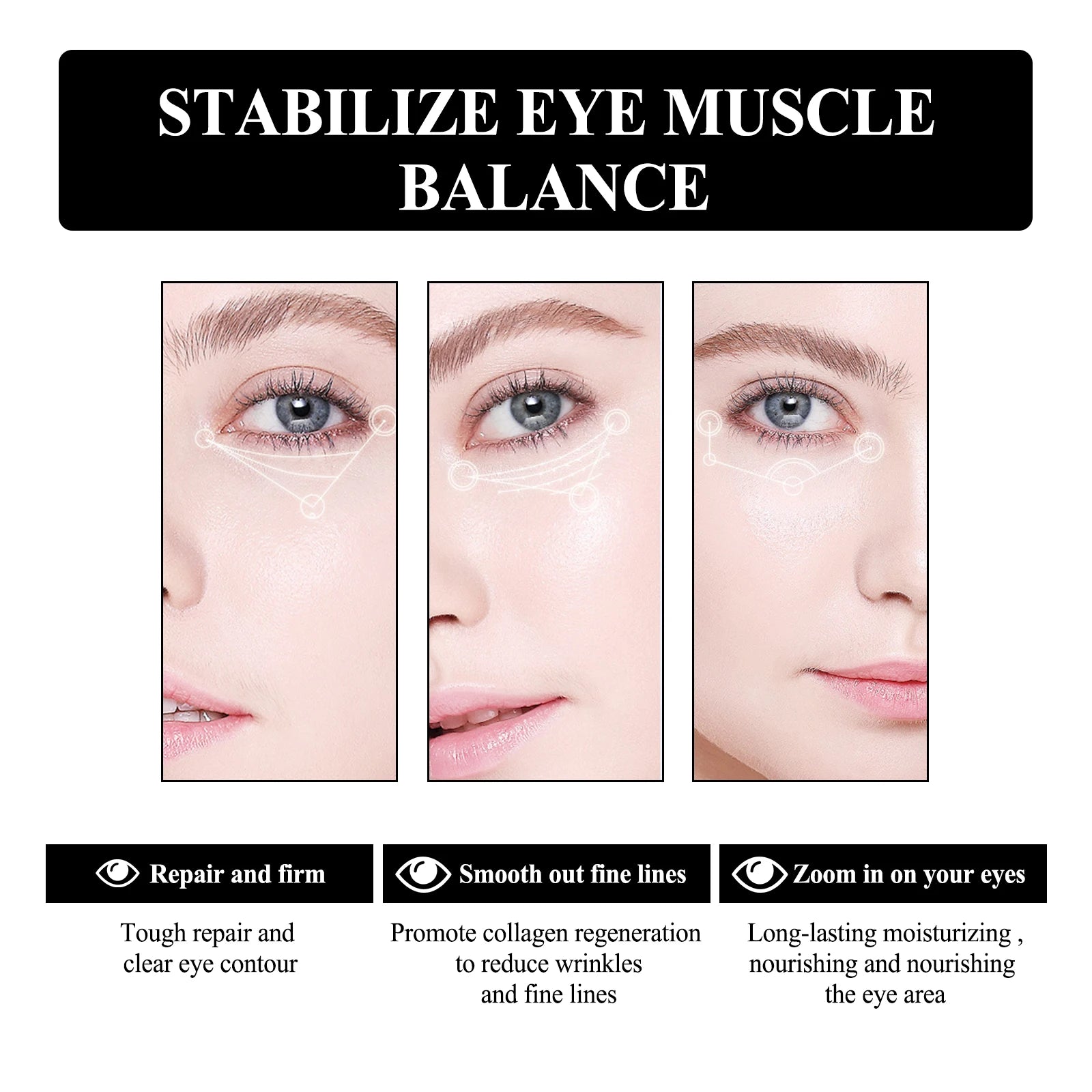Snake Venom Peptide Eye Cream – Anti-Wrinkle & Dark Circles 30g Eye Cream Oasis Select