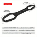 SLADE Double-Head Adjustable Torx Wrench | CR-V Steel Hand Tool Adjustable Combination Wrench Oasis Select GZ236-160mm 8-22mm