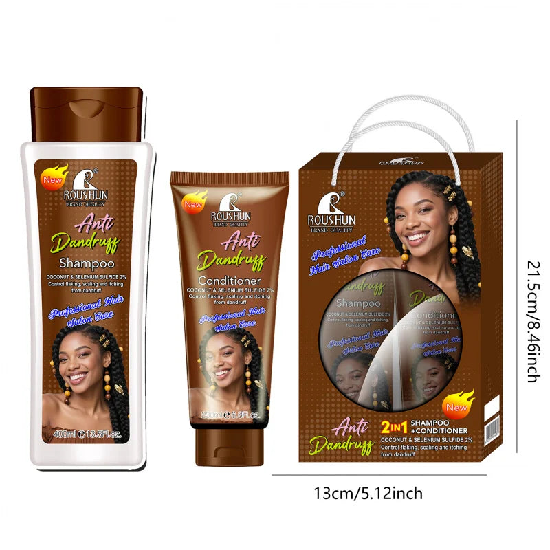 ROUSHUN Coconut Shampoo & Conditioner Set – Nourishing Hair