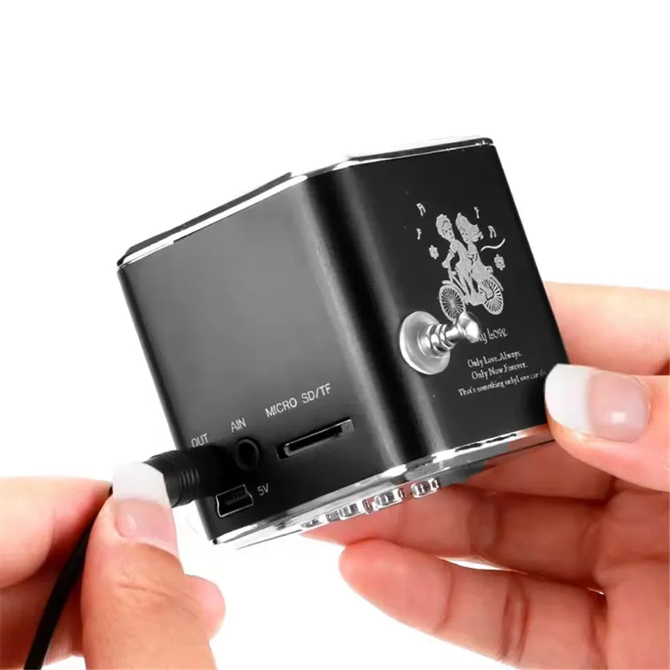 AyeBeau Mini Bluetooth 5.0 Speaker – FM Radio & MP3 Player