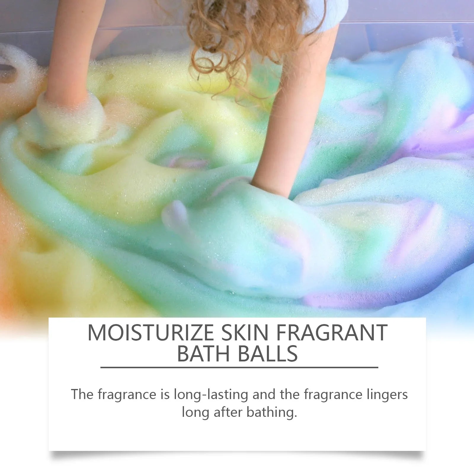 Colorful Bath Balls Deep Moisturizing Skin Exfoliating Reduce Dryness
