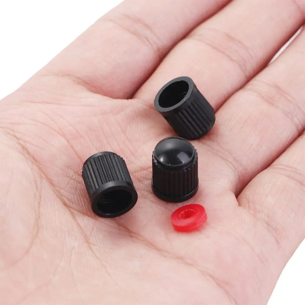 Valves Waterproof Bolt-In O Rubber Ring Airtight Seal Tyre Stem Air Caps Car Tire Valve Stem Caps Dustproof Caps Dust Cover Oasis Select