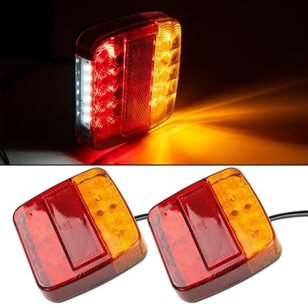 12V 20-LED Waterproof Tail Light for Truck Trailer RV Boat Car