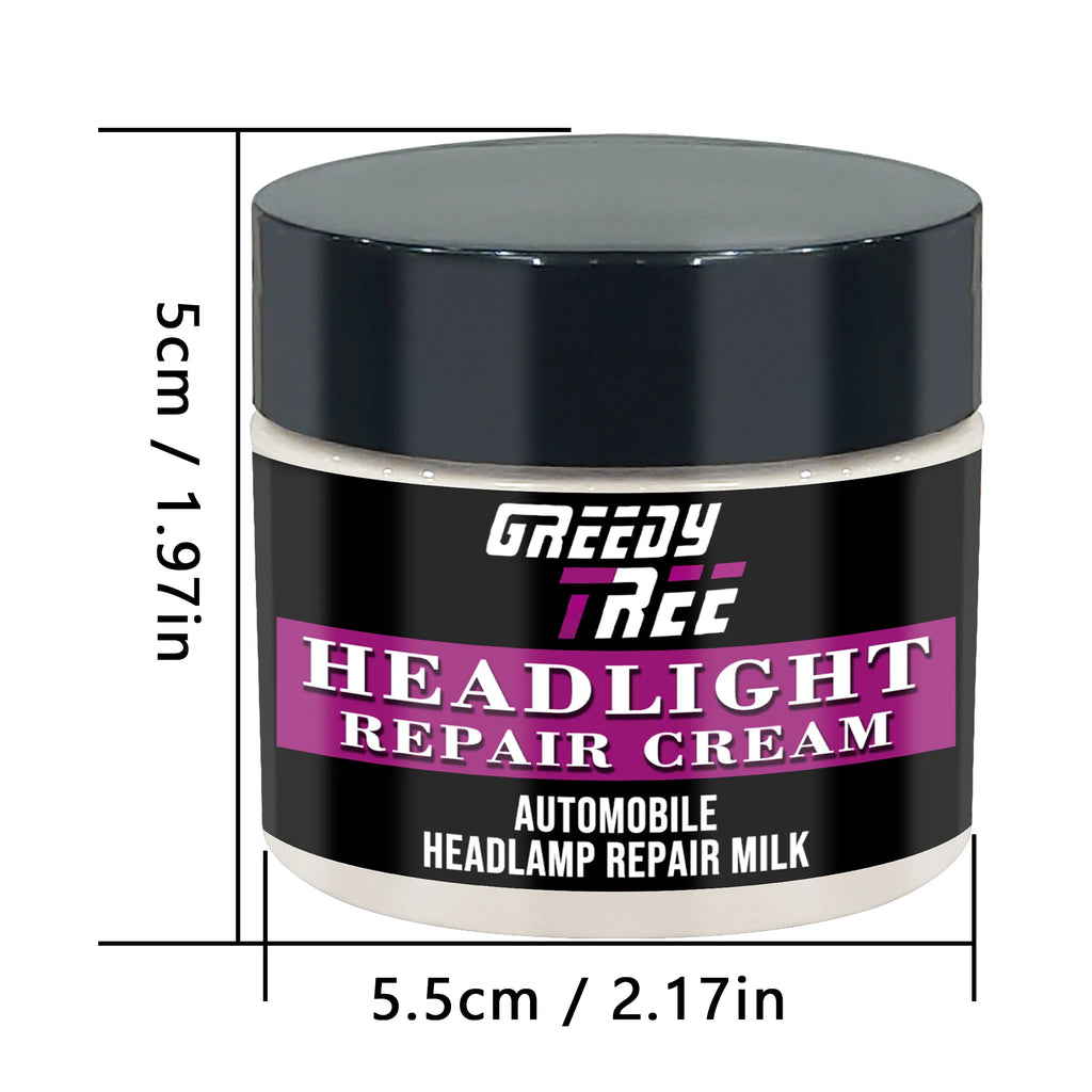 Car Headlight Restoration Kit – Polish, Wax & Defogging