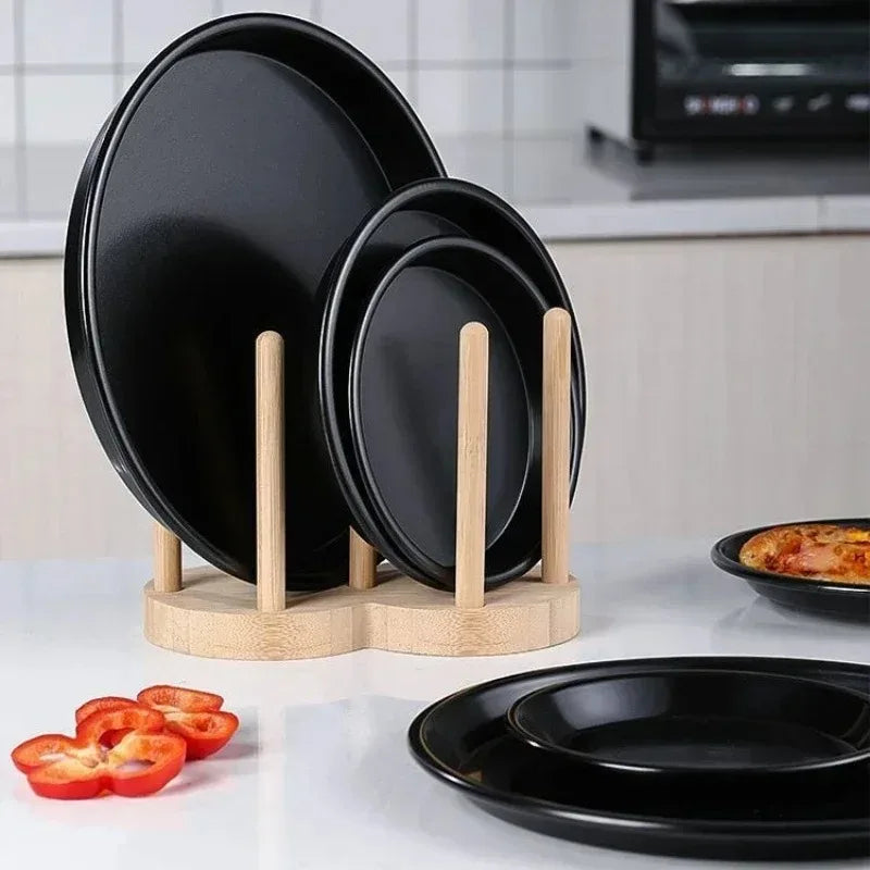 Non-Stick Carbon Steel Pizza Pan 6 8 10 Inch | Bakeware Pizza Baking Pan Oasis Select