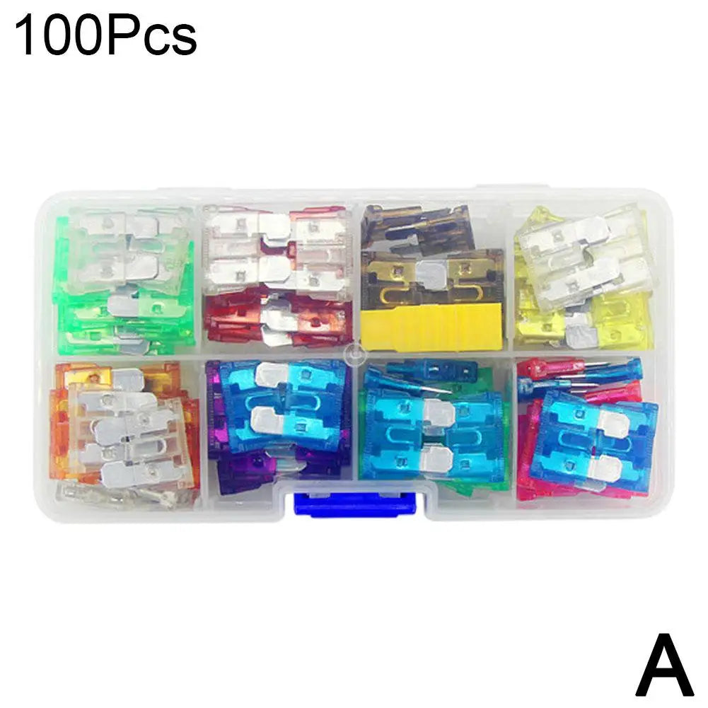 2025 NEW 6/12 Ways Fuse Box LED Warning Indicator 12V 32V Power Distribution Panel Car Boat Fuse Box Holder With Plastic Cover Oasis Select 100pcs