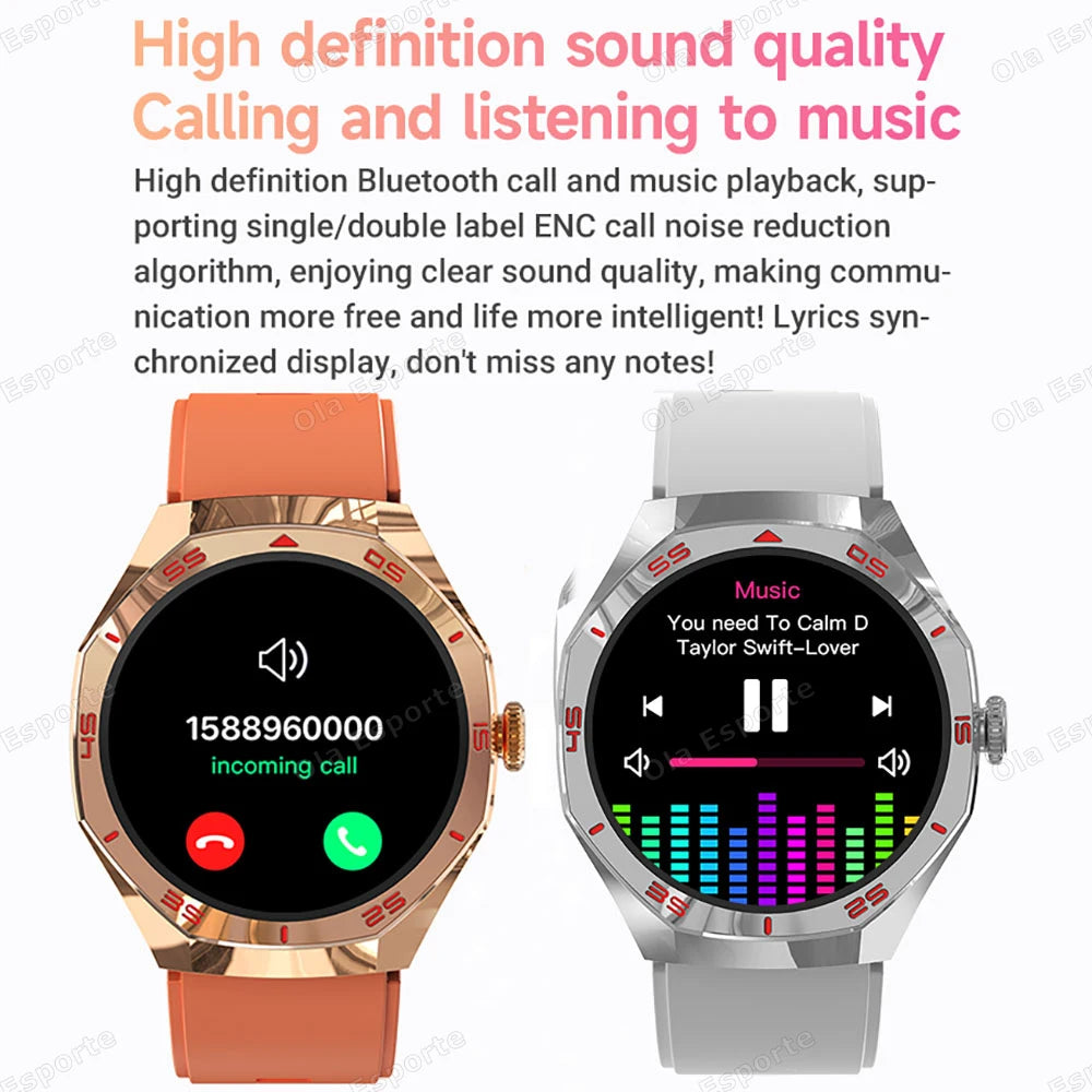 Ola Esporte 2025 Smart Watch – Bluetooth Call, Heart Rate & Fitness