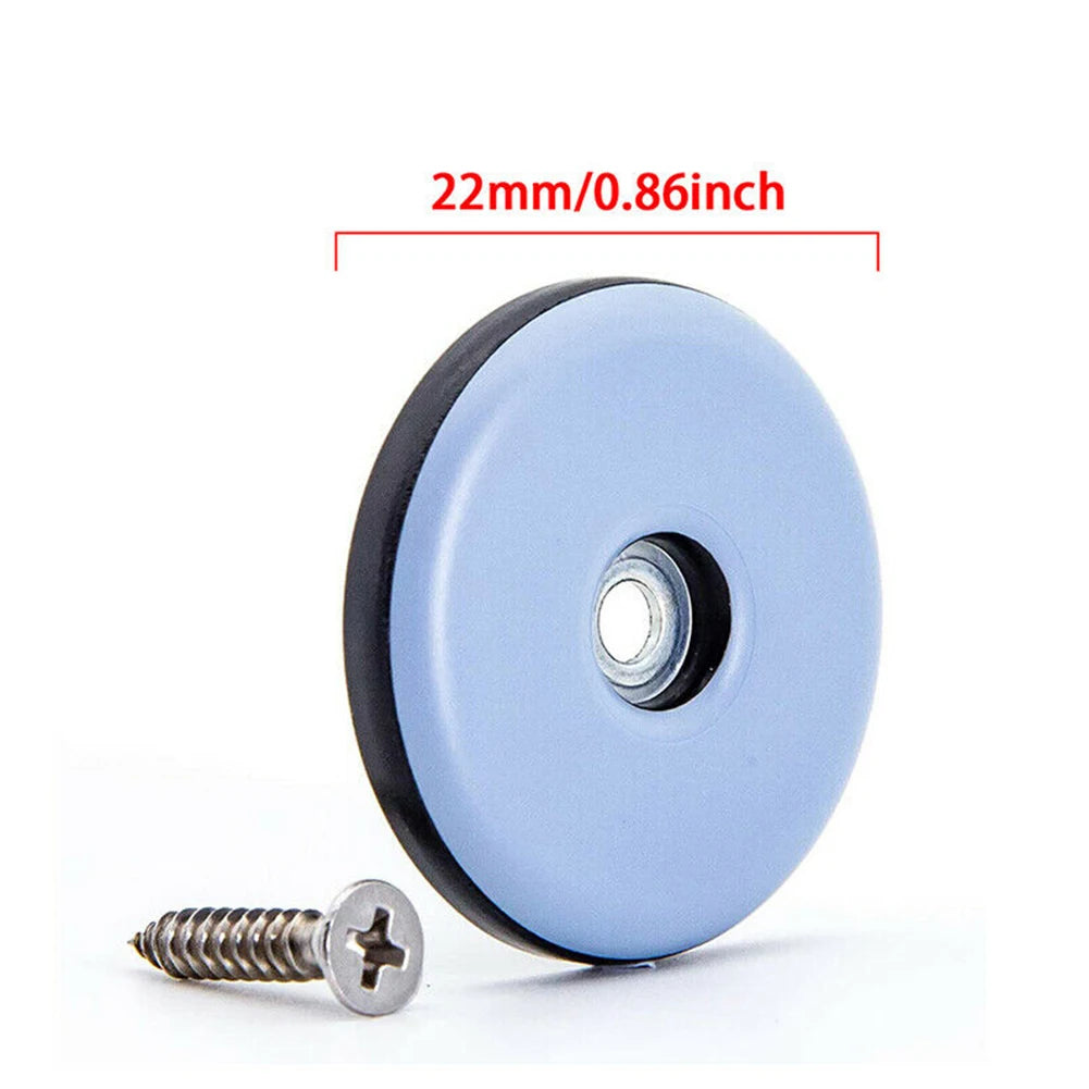 20pcs Furnitures Glides With Screws PTFE For Sofa Bed Table Couch Dining Chairs Heavy Duty Furnitures Feet Sliders Oasis Select 22mm