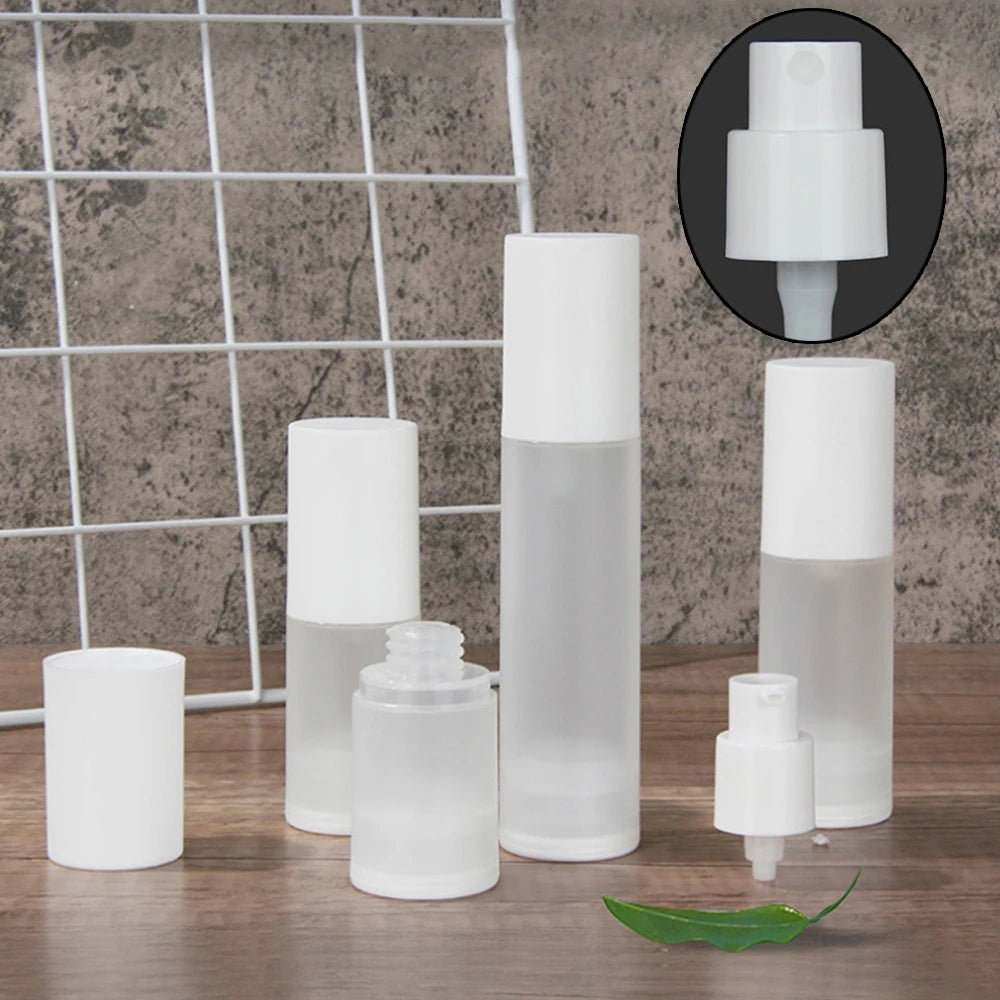 Airless Vacuum Pump Bottles 15ml–100ml | Travel Lotion Dispenser