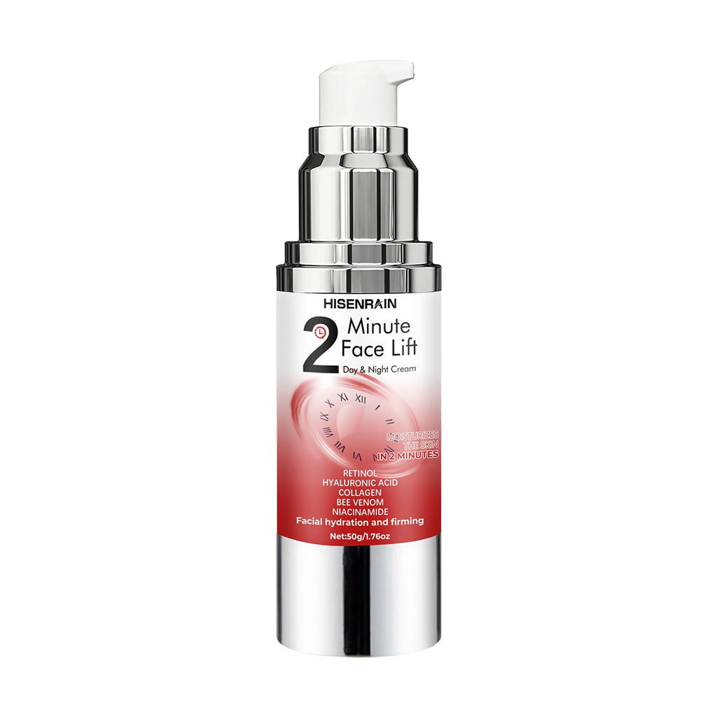 HISENRAIN 2-Minute Brightening Day & Night Cream with Niacinamide & Hyaluronic Acid - Fast-Acting Moisturizer for Glowing Skin. Oasis Select 50g