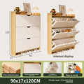 Solid Wood Shoe Cabinet Large-capacity Multi-layer Storage Integrated