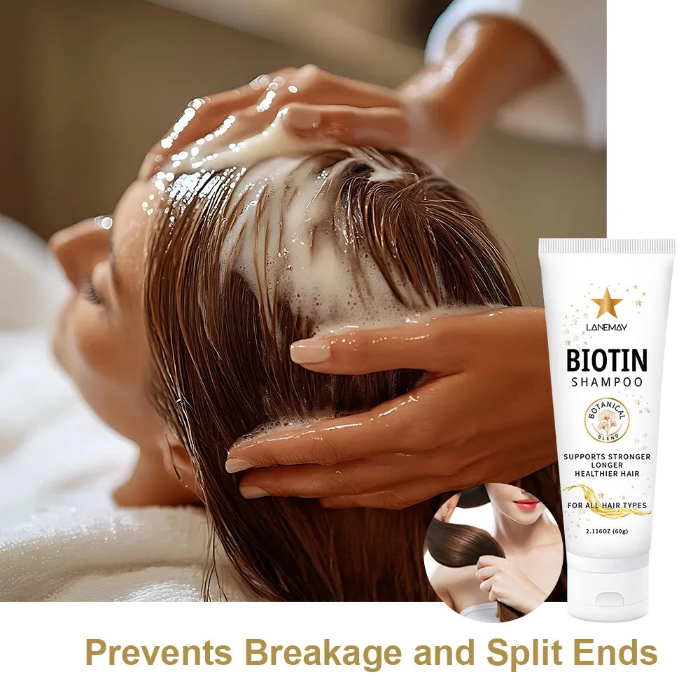 Biotin Shampoo & Conditioner Set – Botanical Blend, All Hair Types