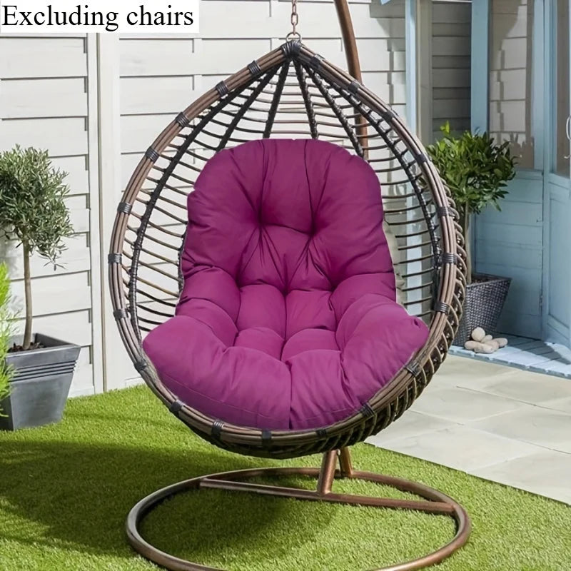 Outdoor hanging basket chair Sitting cushion all season hanging chair Cushions Balcony Garden Cushion Hammock chair Cushions Oasis Select purple 80x120cm
