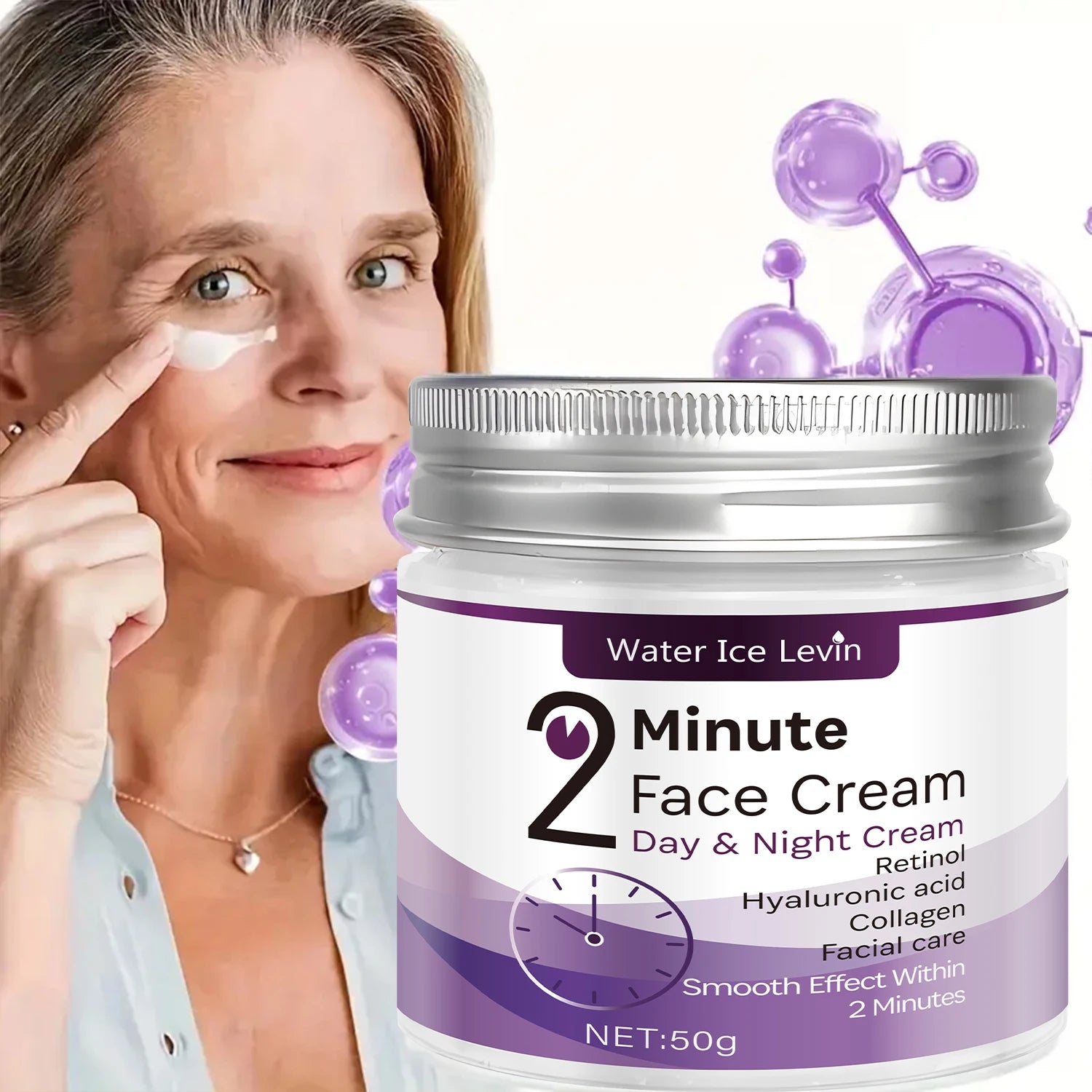 Retinol Face Cream – Hyaluronic Acid & Collagen | Day & Night 50g Anti-Aging Face Cream Oasis Select