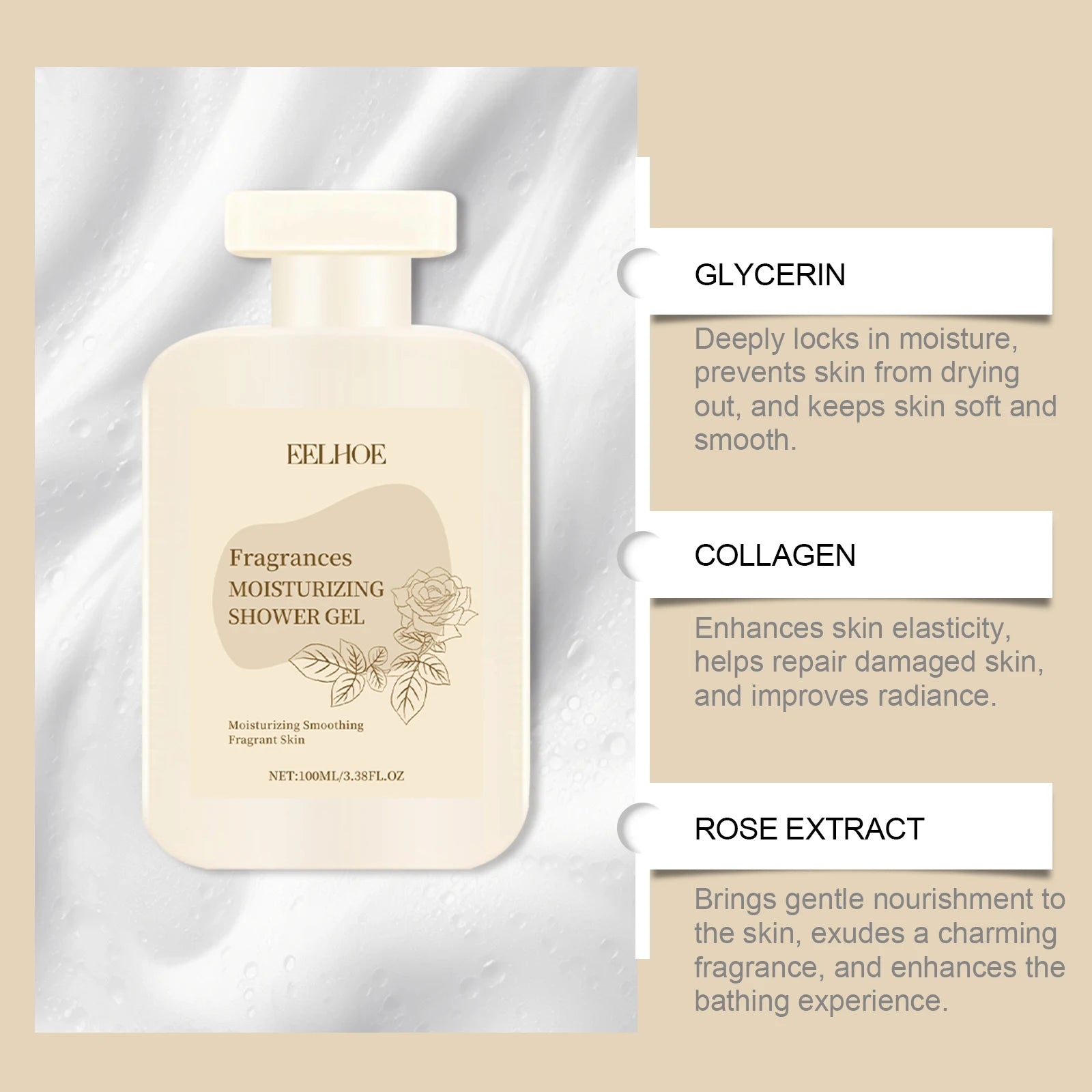 Eelhoe Nourishing Body Wash – Moisturizing Shower Gel