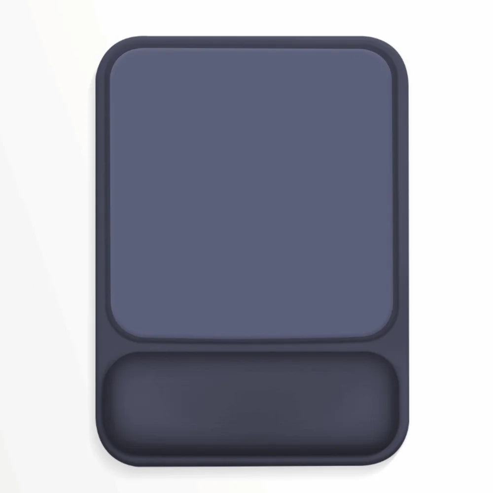 Ergonomic Wrist Rest Mouse Pad Soft Palm Rest Non-Slip Base Hand Pillow Durable Slow Rebound Mouse Mat Office Use Oasis Select Mouse Pad blue