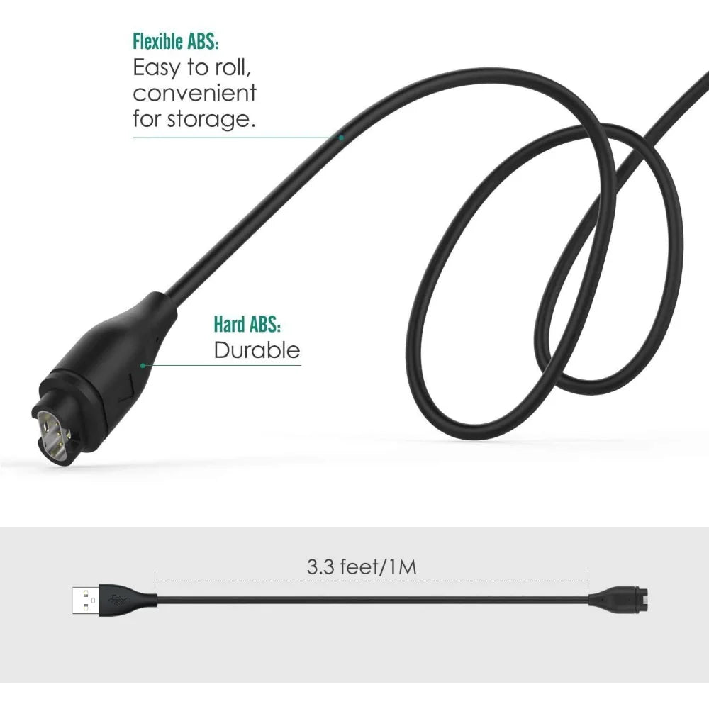 Garmin Fenix Smartwatch Replacement Charger USB-C Cable 3.3ft Smartwatch Charger Cable Oasis Select