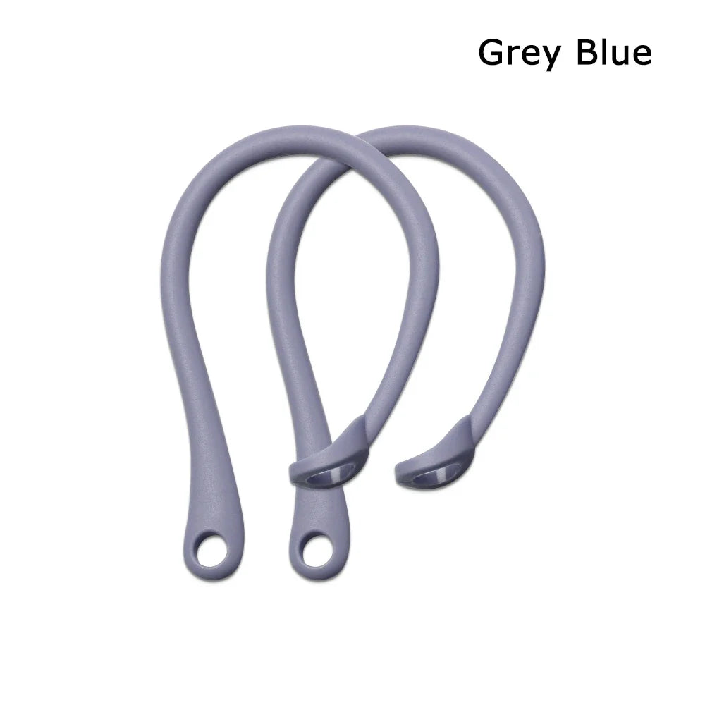 1 Pair Silicone Anti-lost Ear Hook for Apple AirPods 1 2 3 Pro Sports Anti-drop Ear Hook Wireless Earphone Ear Hook White Black Oasis Select Grey Blue